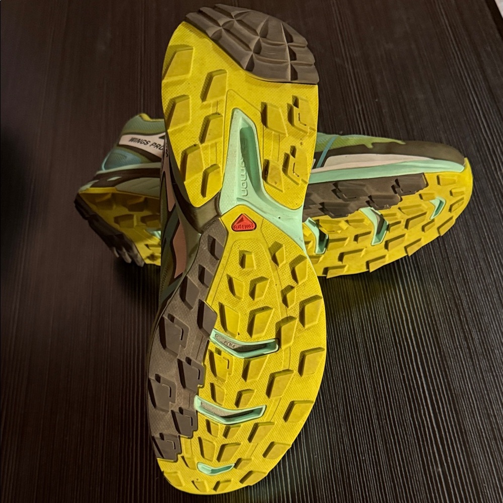 Salomon Athletic Shoes - Blue and Yellow - Picture 3 of 6